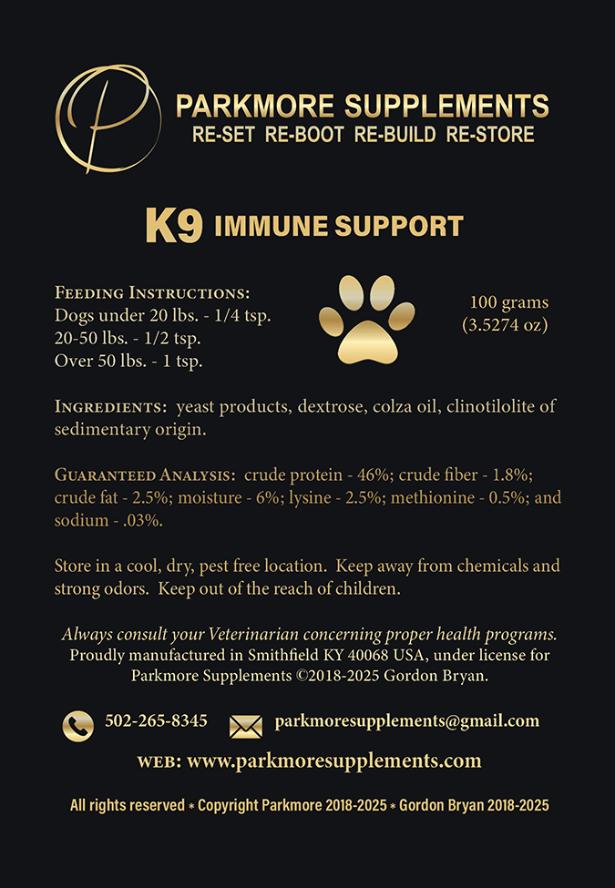 Parkmore K9 Immune Support by Parkmore Supplements - Canine Supplements