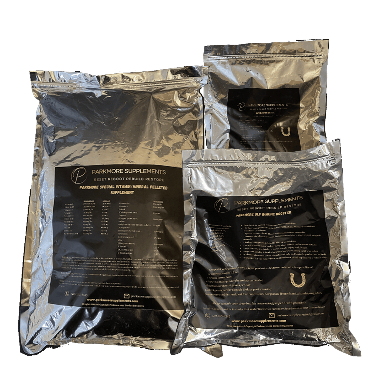 Parkmore EQ9 Repro Health & Young Horse Dev Bundle by Parkmore Supplements - Equine Supplements