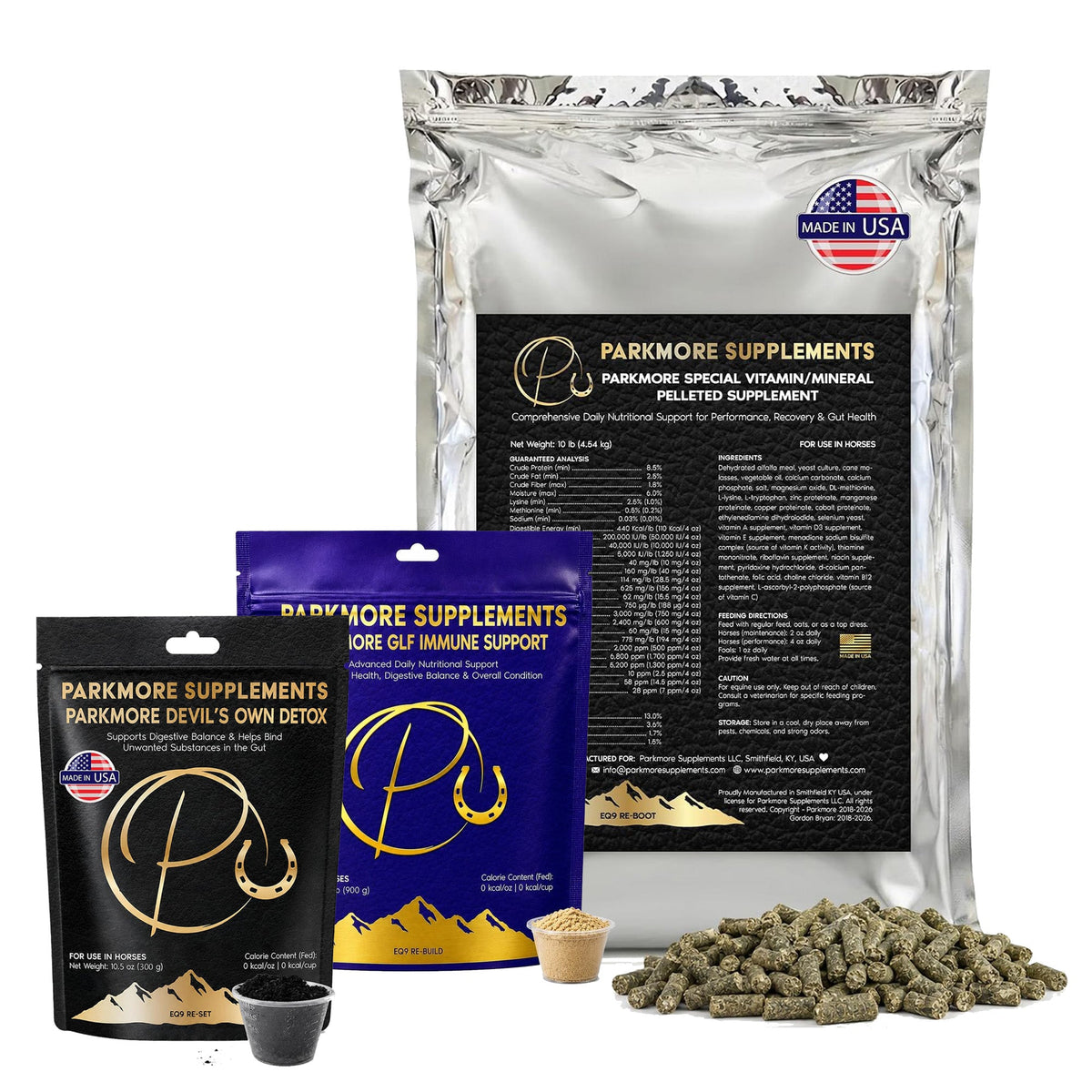 Breeding & Young Horse Support - Parkmore Supplements