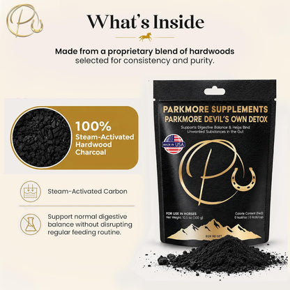 Parkmore Devil's Own Detox (Black Gold) by Parkmore Supplements - Equine Supplements