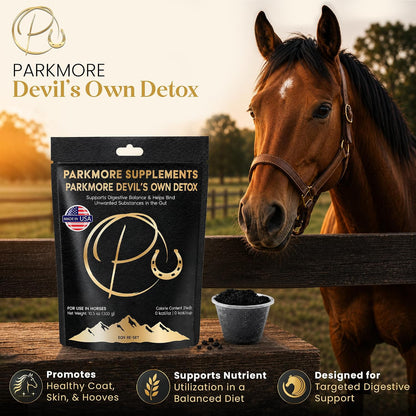 Parkmore Devil's Own Detox (Black Gold) by Parkmore Supplements - Equine Supplements