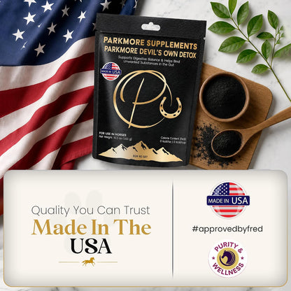 Parkmore Devil's Own Detox (Black Gold) by Parkmore Supplements - Equine Supplements