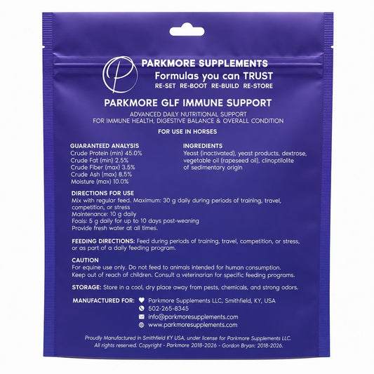 Parkmore GLF Immune Support by Parkmore Supplements - Equine Supplements