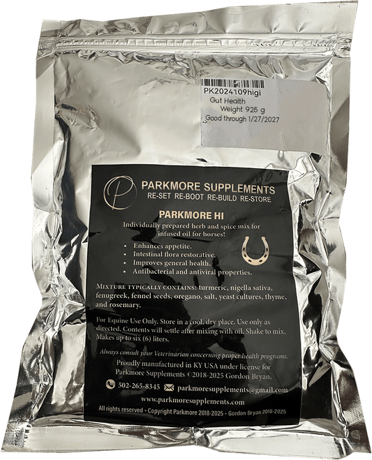 Parkmore H.I. EQ9 Infusion (Amped "Gut" Formula) by Parkmore Supplements - Equine Supplements